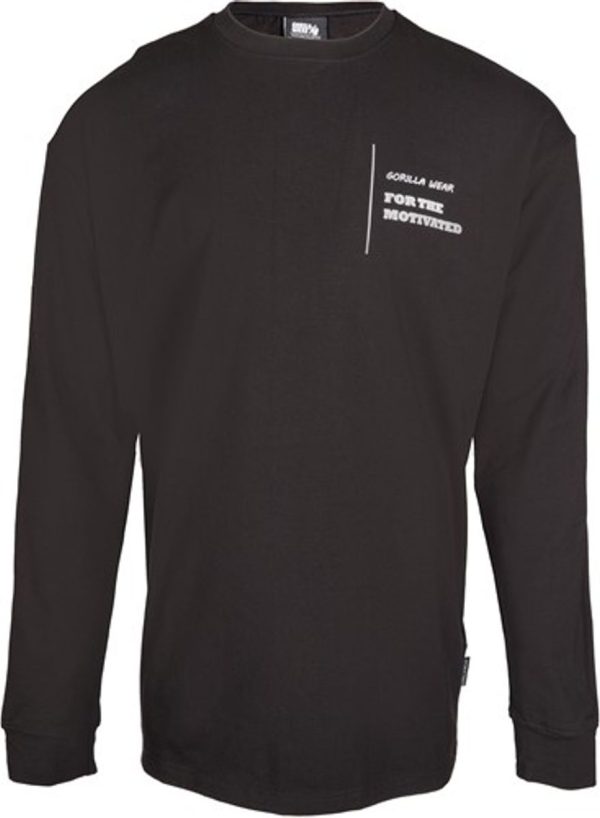 Boise Oversized Long Sleeve, Black