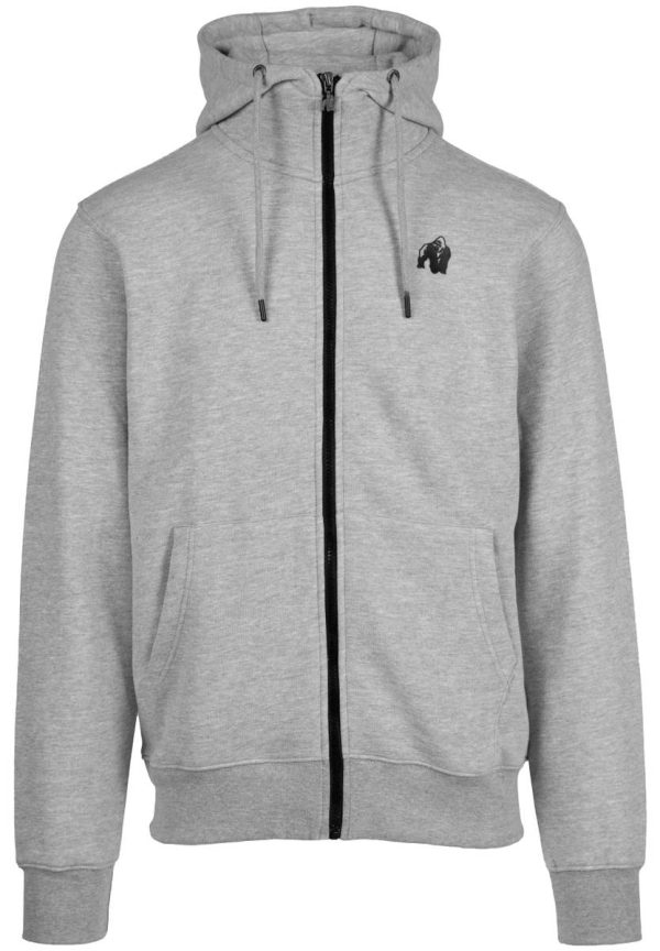 Kennewick Zipped Hoodie, Gray