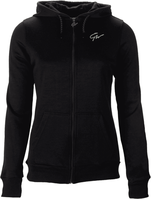 Pixley Zipped Hoodie, Black